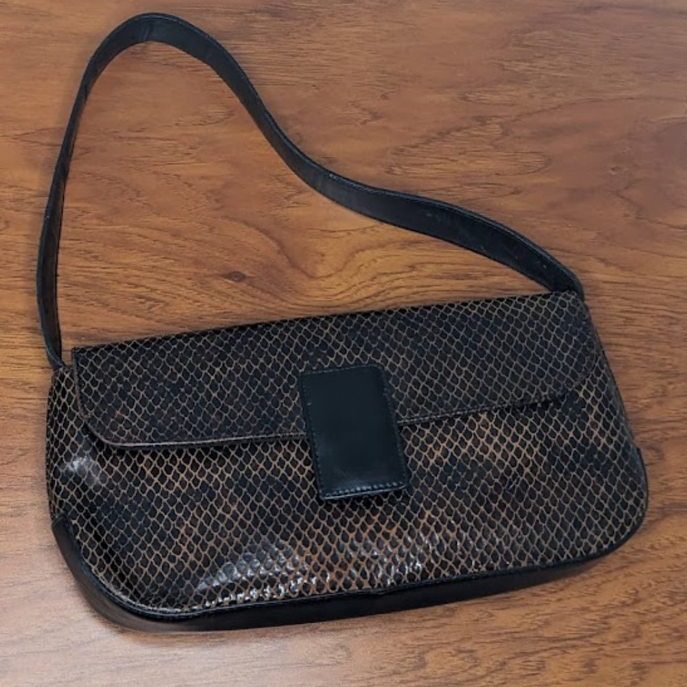 M. London Genuine Leather Handbag 90'/Y2k
